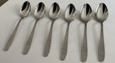 6 Oneida Stainless Steel
