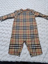 BURBERRY baby grow Romper age