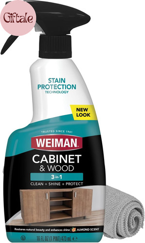 Cabinet wood clean shine - cabinet,