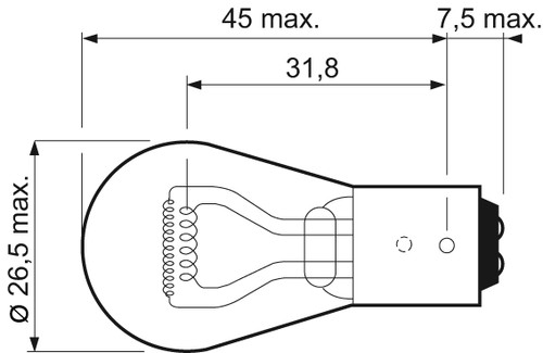 Fits valeo 032107 - bulb, in