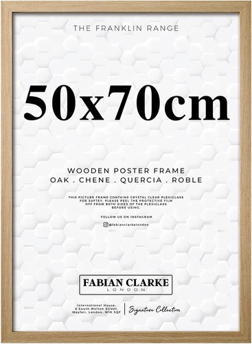 Large 50x70cm modern oak - large,