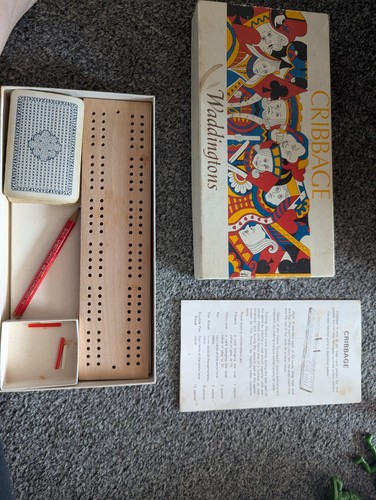 Vintage waddingtons cribbage - vintage,