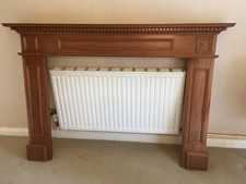 bespoke mahogany fire surround