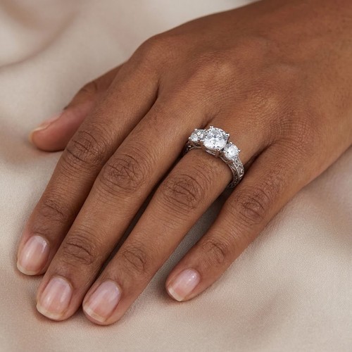 Stone engagement ring - engagement,