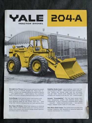 Yale 204 tractor shovel - 204-a,
