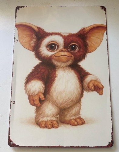 Gizmo metal sign - metal,
