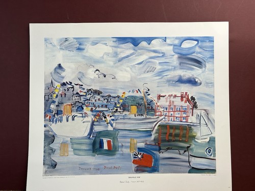 Vintage raoul dufy deauville - vintage,