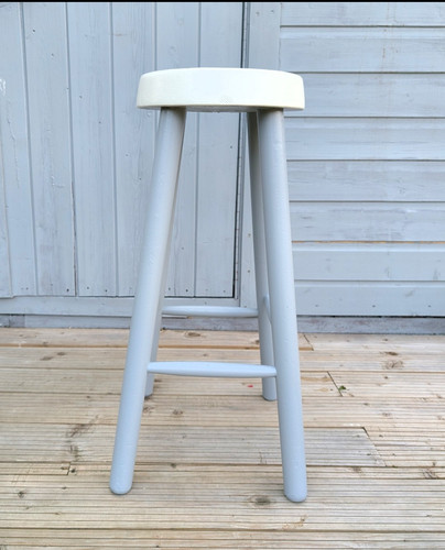 Wooden stool high - bar, siting