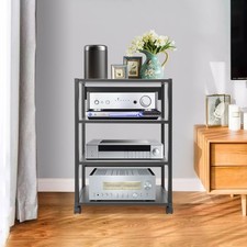 4 Shelf Audio Video TV Media