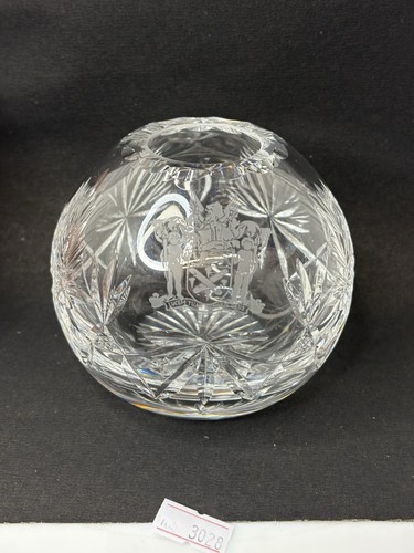 Edinburgh crystal etched crest - crystal,