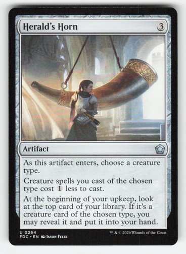 Herald horn 296 near mint - uc,
