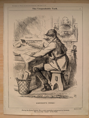 Vintage punch cartoon print - vintage,