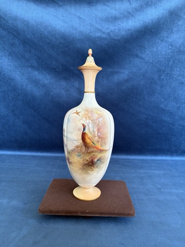 Royal worcester vase and - vase,