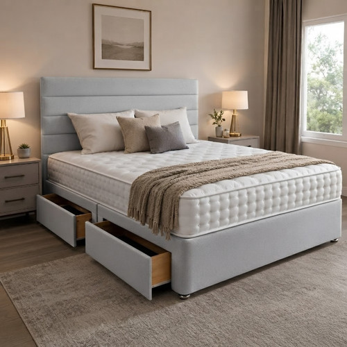 Plush divan bed set - plush,