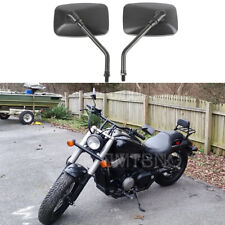 Black Motorcycle Rearview Side