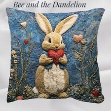 Peter Rabbit Double Sided Plush Cushion Cover 45cm x 45cms ~  NOT EMBROIDERED