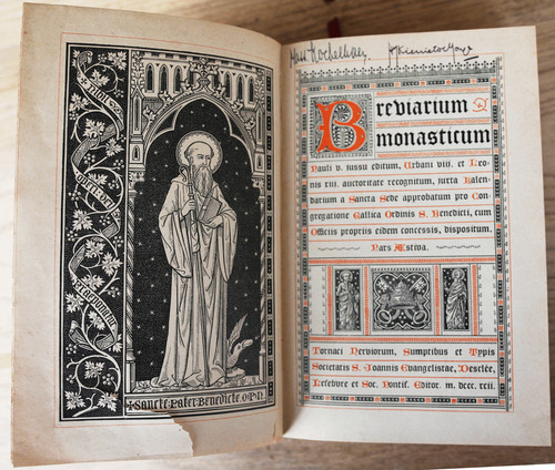 1907 breviarium monasticum - 1907,