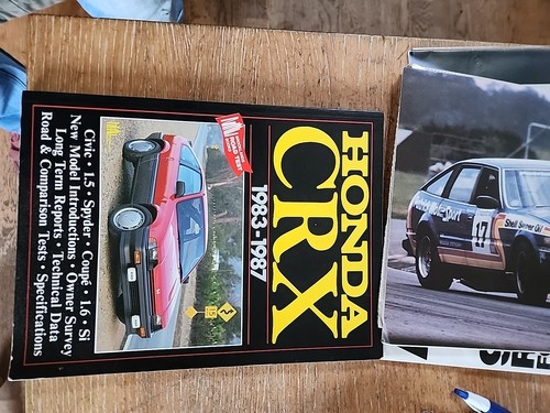 Honda crx 1983 1987 brooklands - 1983-1987,