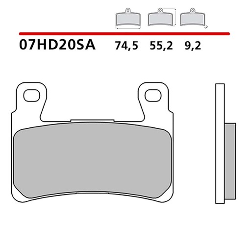 Brembo front brake pads kit - brembo,