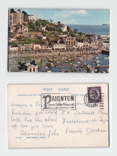 Postcard inner harbour - postcard,