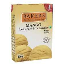 BAKERS ICE CREAM MIX POWDER MANGO  100g  (pack of 2)
