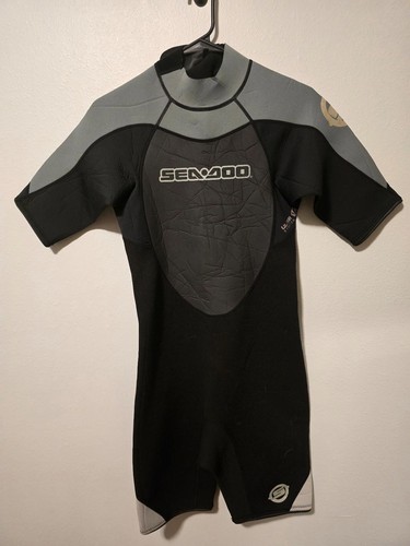Seadoo mens black grey - mens, shortie
