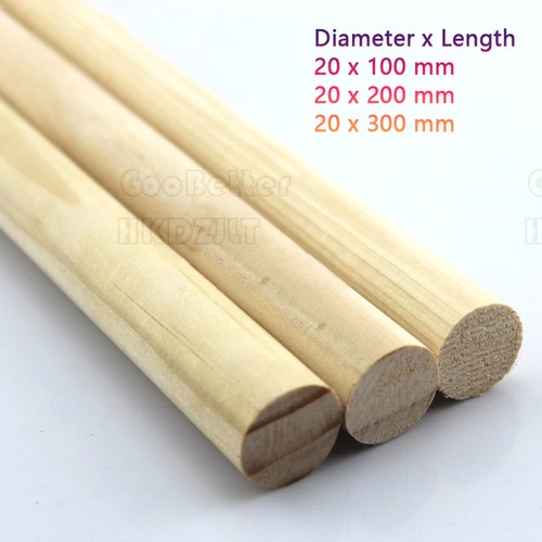 20mm round wooden dowel rod - dowel,