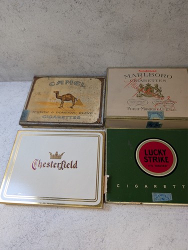 Vintage cigarette tins - cigarette, lot
