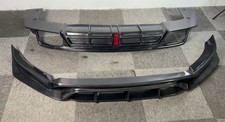 2PCs Carbon Fiber Front Rear