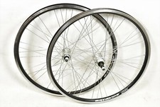 24" 507 RIM WHEEL SET 6 7 SPEED DOUBLE WALL ALLOY HUBS 135mm O.L.D 9 X 4 BLACK
