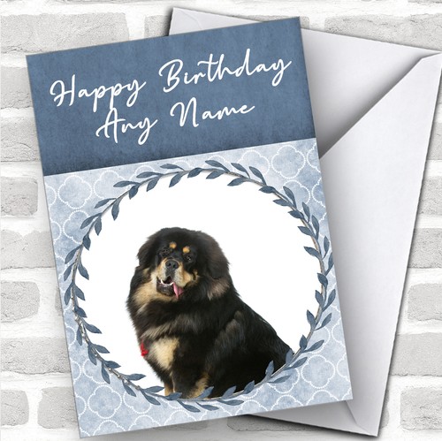 Tibetan mastiff dog - dog, blue