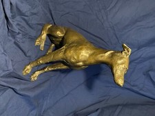 Whippet bronze sculpture John Douglas Piper. Cold cast bronze