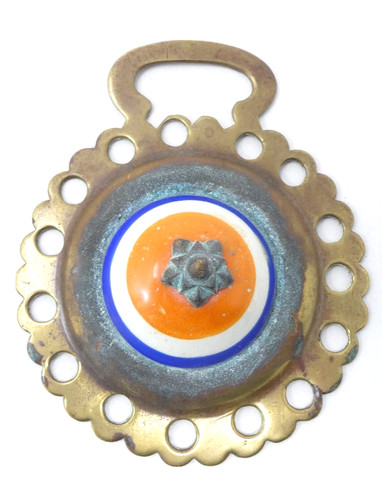 Bullseye horse brass harness - bullseye,