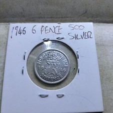 1946 King George VI Sixpence