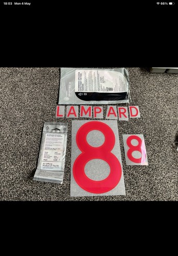 England shirt nameset lampard - nameset,