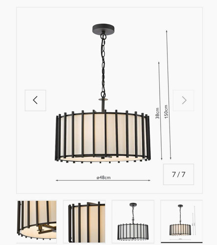 Dar cagliari light - 4-light, pendant