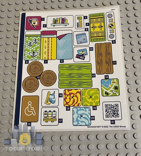 Lego friends sticker - sticker, sheet