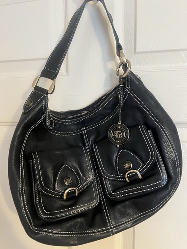 Ted baker black leather medium - black,