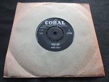 RARE BUDDY HOLLY "MAYBE BABY-THAT'S MY DESIRE" 1966 UK CORAL ROCKABILLY VG+