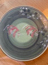 Jersey Pottery C.I. art pottery  cheese or grazing board flat platter