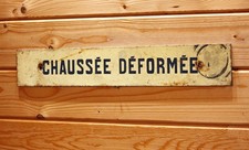 VINTAGE 50cm French Road Sign