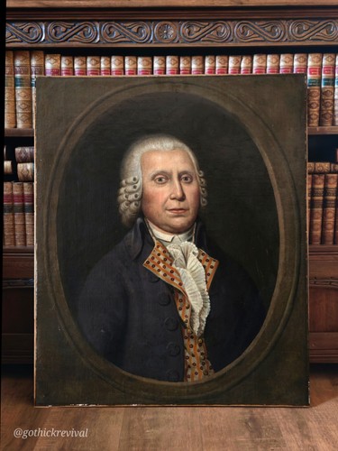 18th century oil portrait - century,