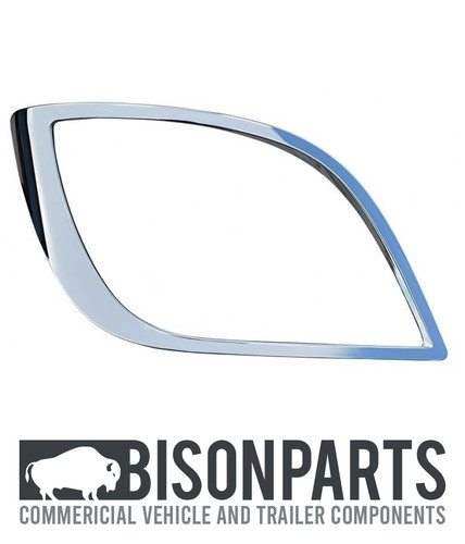 Chrome coated headlamp - coated,