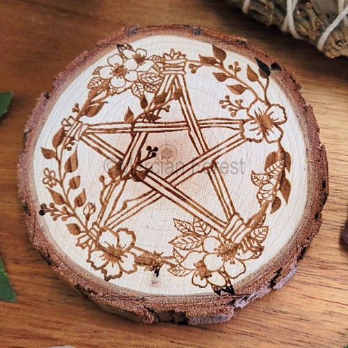 Pentacle altar tile - pentacle,