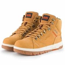 Scruffs Nevis Tan Flexible Safety Men's Work Site Boots Size 7-12 -New For 2023