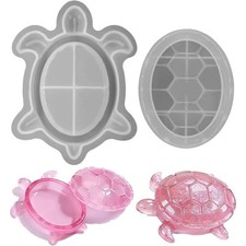 Silicone Turtle Box Resin Mold