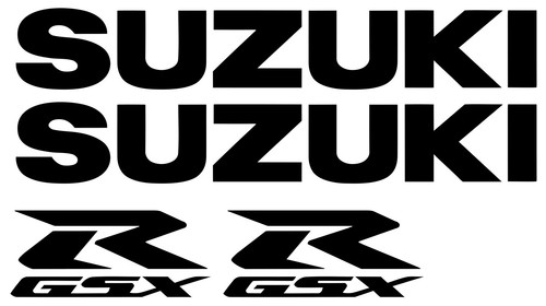 Piece suzuki decals - 4,