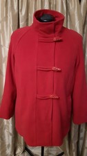 Vintage BHS Lovely 80% Wool Coat - Size 20- Warm & Cosy Item -Toggle Close