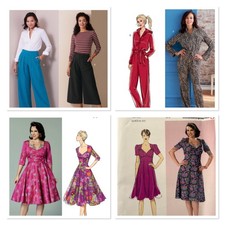 Butterick Women's Dresses / Tops / Trouser  Sewing Patterns Assorted Styles. New