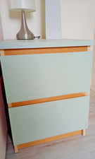 Pair IKEA Malm 2 Drawer